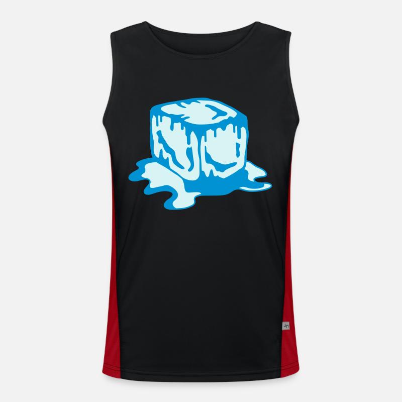 ice cube 2c Funktionelles Kontrast-Tank Top für Männer 