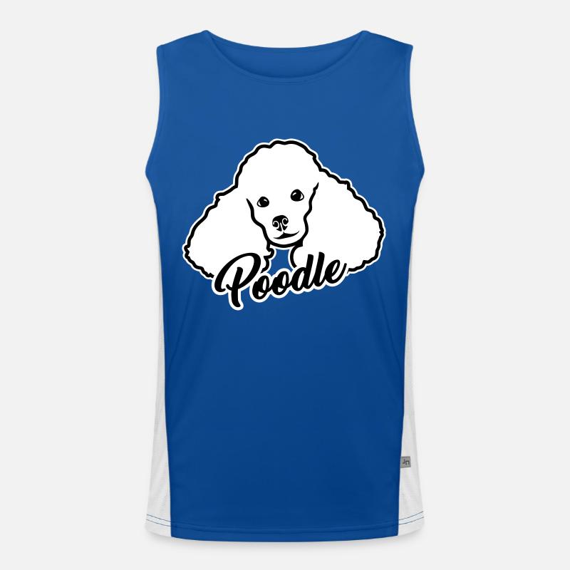 Poodle Men's Functional Contrast Tank Top 