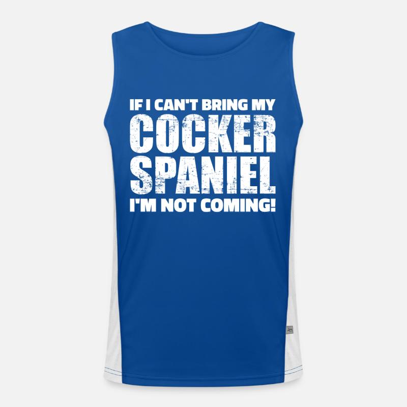 Cocker Spaniel Débardeur respirant contrasté Homme 