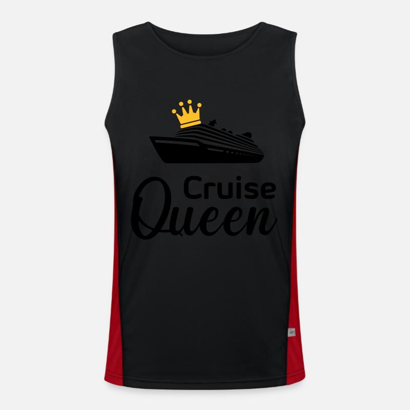 Cruise Queen Funktionelles Kontrast-Tank Top für Männer 