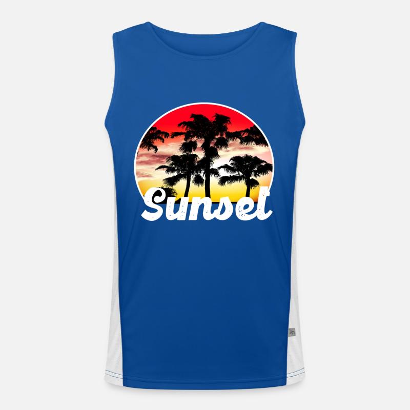 Sunset Débardeur respirant contrasté Homme 