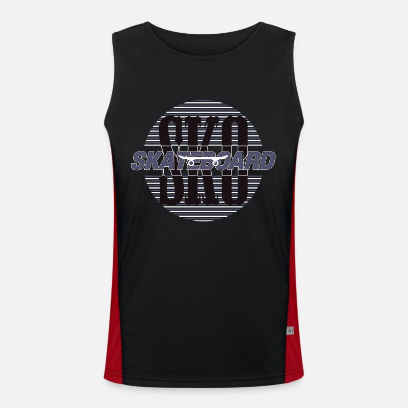 SK8 Logo Men's Functional Contrast Tank Top 