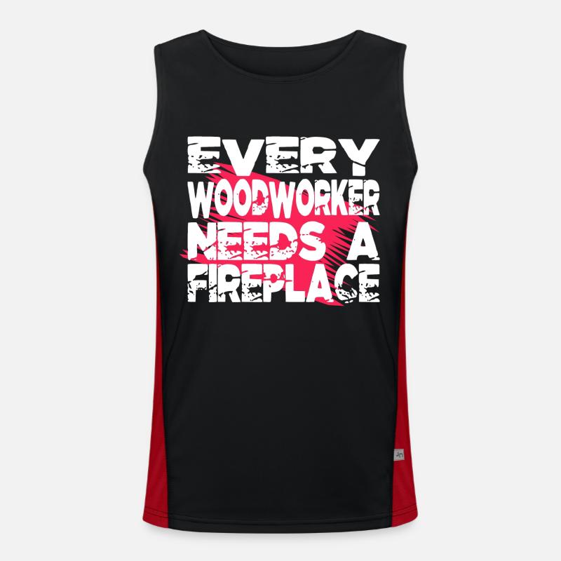 hobbyists construction carpenter Men's Functional Contrast Tank Top 