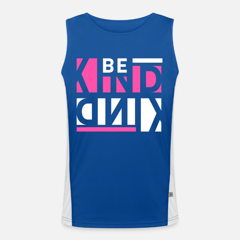 Be Kind Men's Functional Contrast Tank Top 