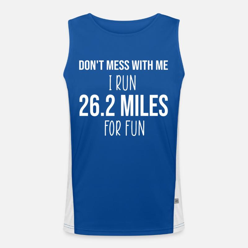 Citation sur les marathons de course Débardeur respirant contrasté Homme 