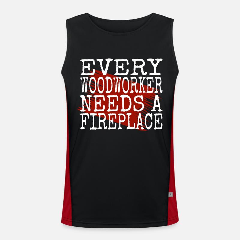 dad funny birthday present present present Men's Functional Contrast Tank Top 