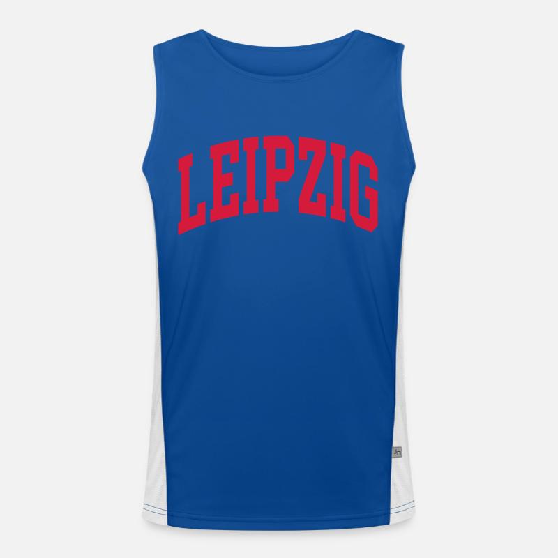 Leipzig Men's Functional Contrast Tank Top 