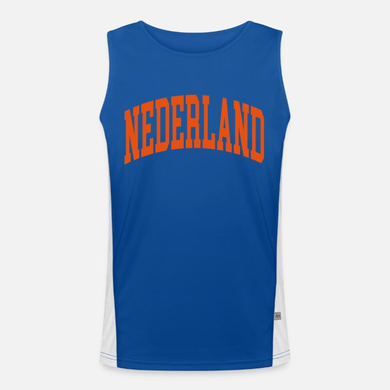 Netherlands Men's Functional Contrast Tank Top 
