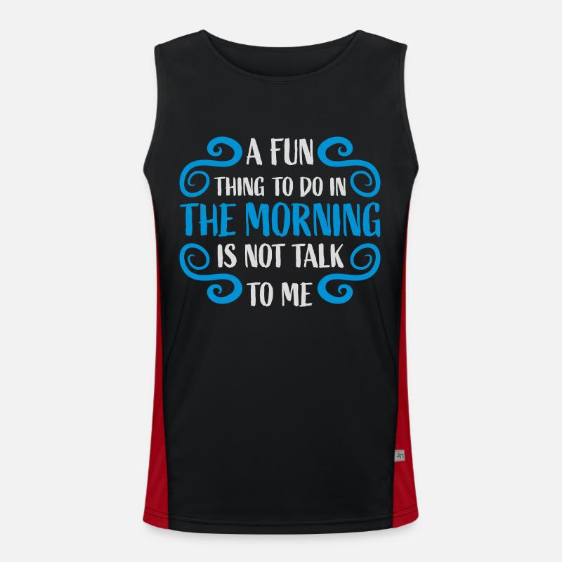 ne me parle pas Débardeur respirant contrasté Homme 