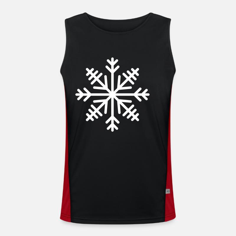 Flocon de neige Débardeur respirant contrasté Homme 