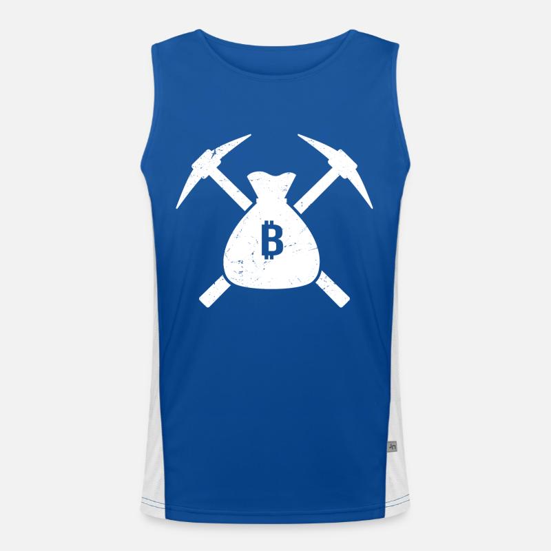 Bergbau Funktionelles Kontrast-Tank Top für Männer 