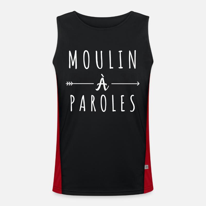 Moulin à paroles Débardeur respirant contrasté Homme 