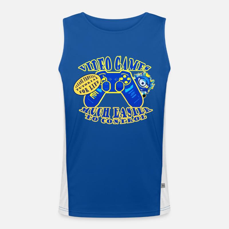 Please provide tutorial for life Men's Functional Contrast Tank Top 