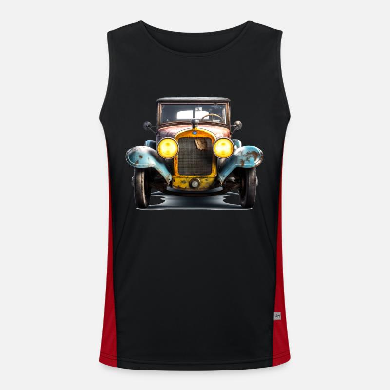 Every classic car has a personality Men's Functional Contrast Tank Top 