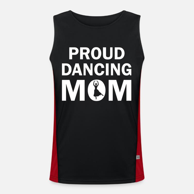 Dancing Dance Music Men's Functional Contrast Tank Top 