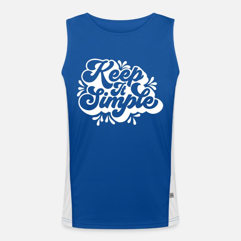 Keep it simple Débardeur respirant contrasté Homme 