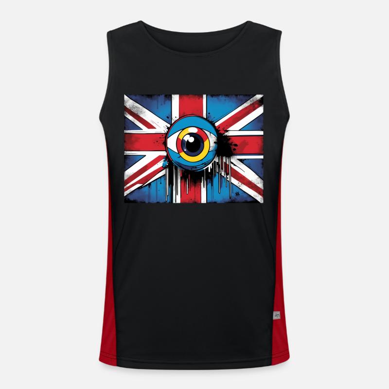 Big Brother - Somebody's Watching You Men's Functional Contrast Tank Top 