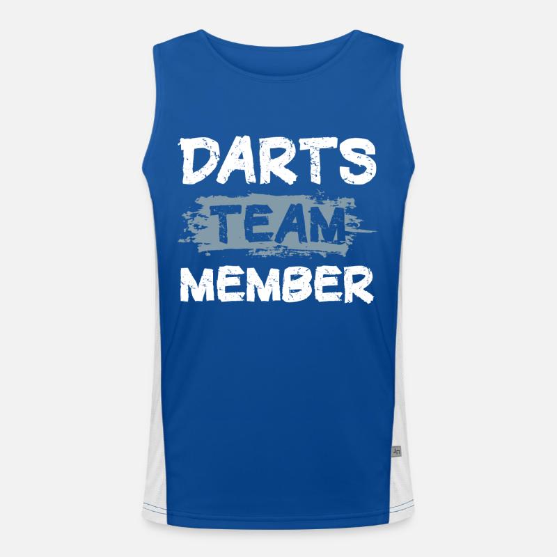 Darts Team Funktionelles Kontrast-Tank Top für Männer 