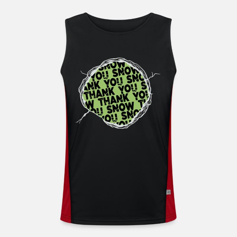 couples present idea computer birthday Men's Functional Contrast Tank Top 