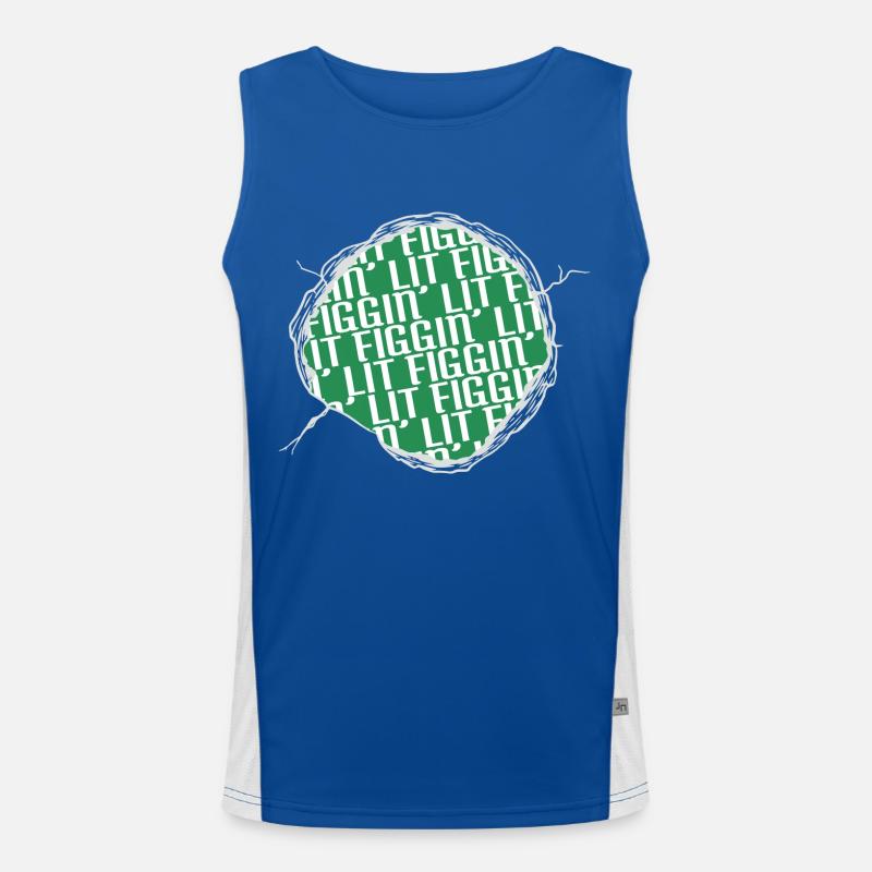 cute funny sayings gift christmas present Funktionelles Kontrast-Tank Top für Männer 