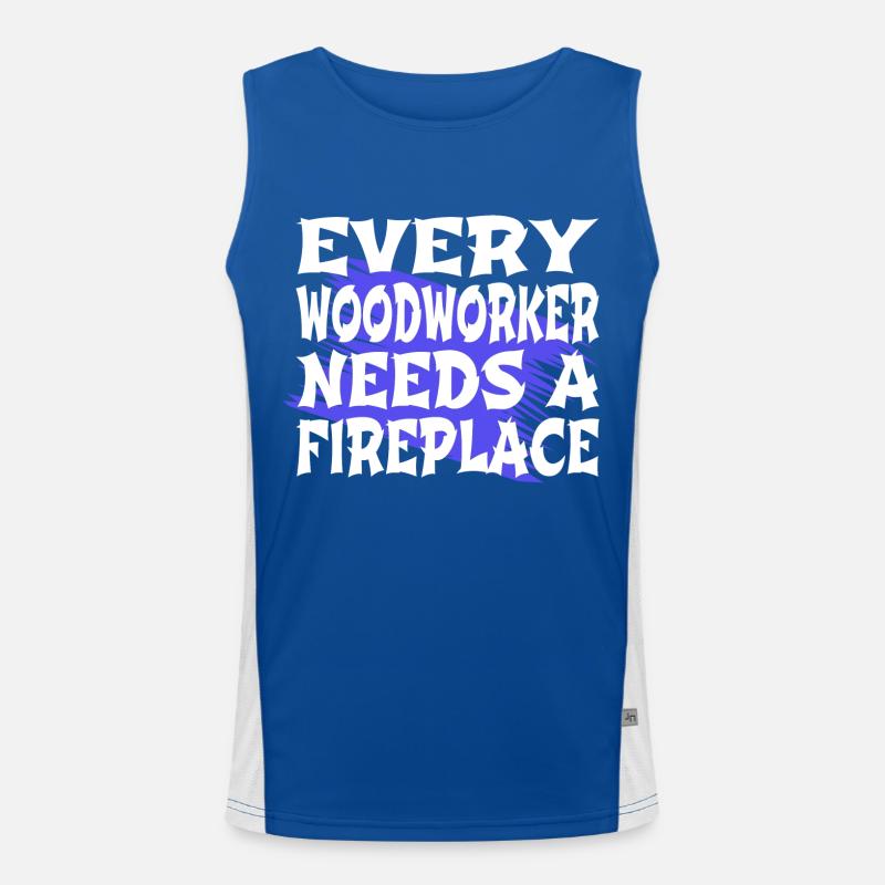 Carpenter Work Tshirts Logging Men's Functional Contrast Tank Top 