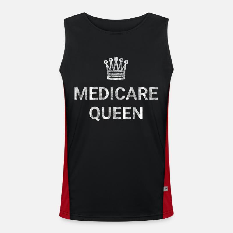 Medicare Queen Men's Functional Contrast Tank Top 