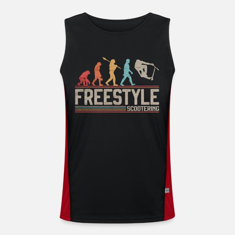 Freestyle Scooter Evolution Trottinette Freestyle Débardeur respirant contrasté Homme 