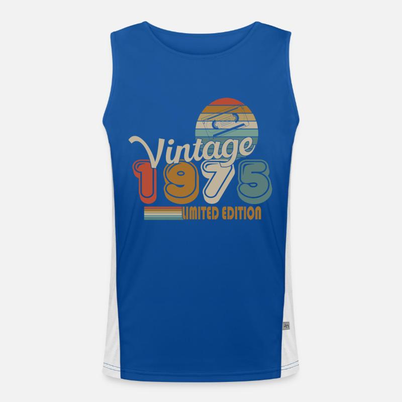 1975 Funktionelles Kontrast-Tank Top für Männer 