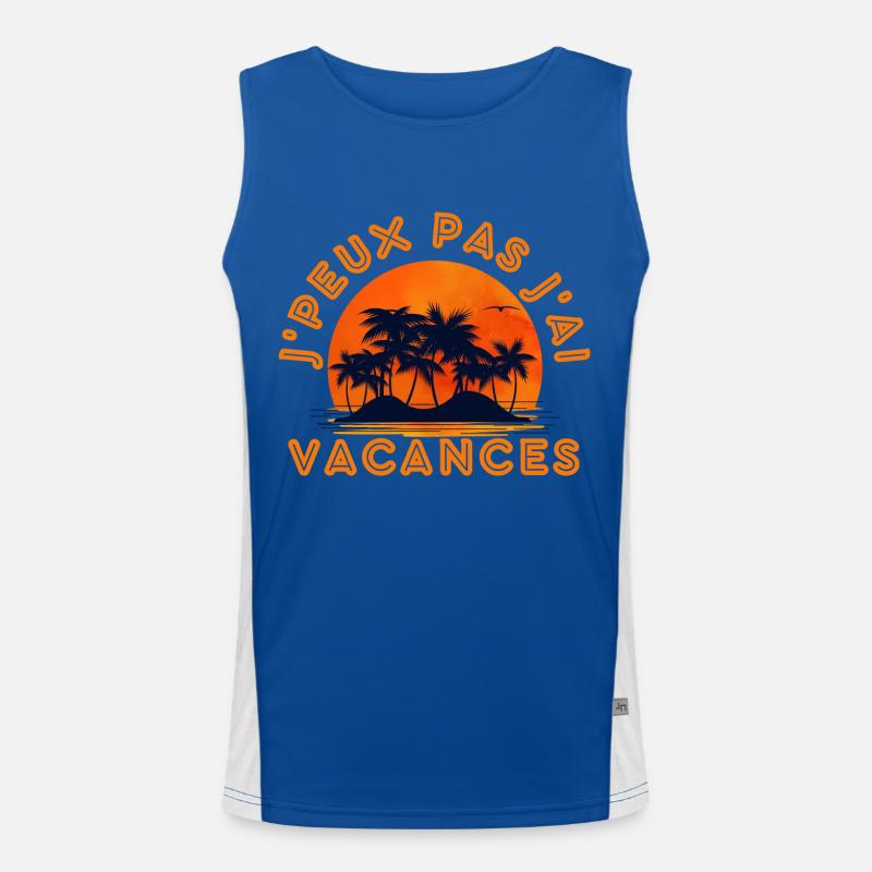 Vacances d'été Débardeur respirant contrasté Homme 