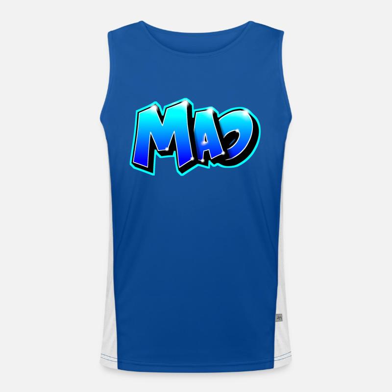Graffiti Name MAO print Teeshirt Caps Débardeur respirant contrasté Homme 
