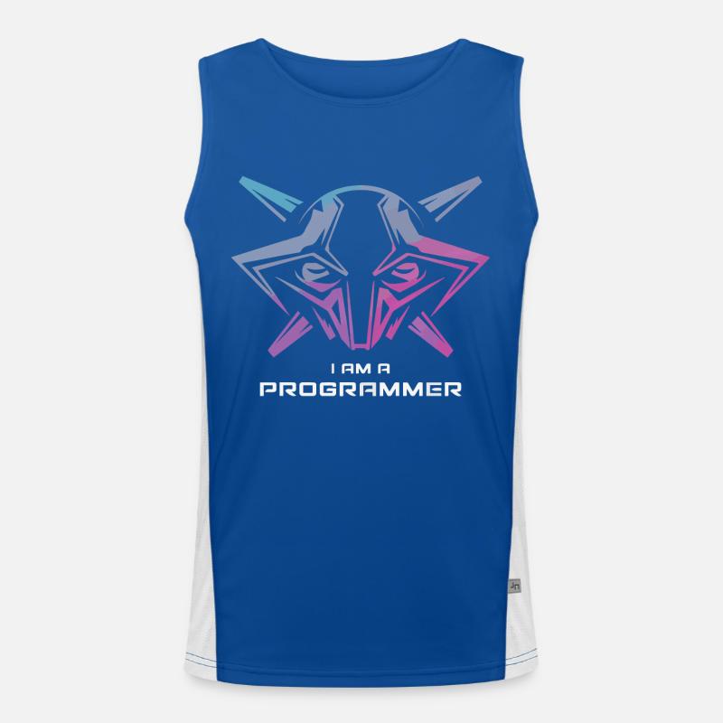 I AM A TECHNICIAN Men's Functional Contrast Tank Top 