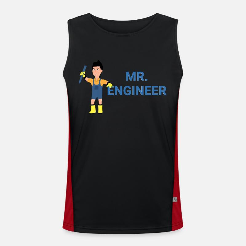 Mr. Engineer Men's Functional Contrast Tank Top 