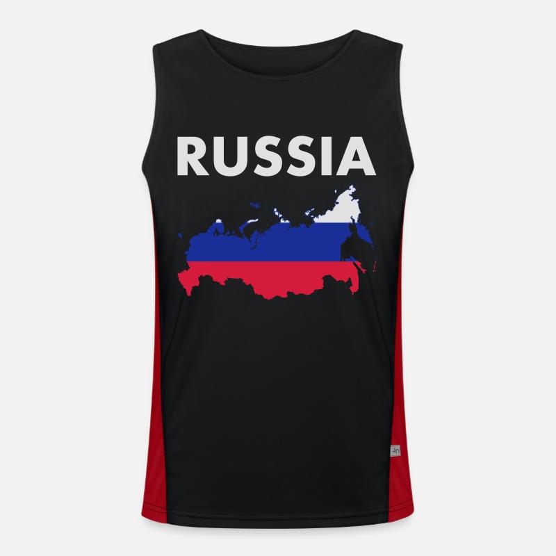 Russie Débardeur respirant contrasté Homme 