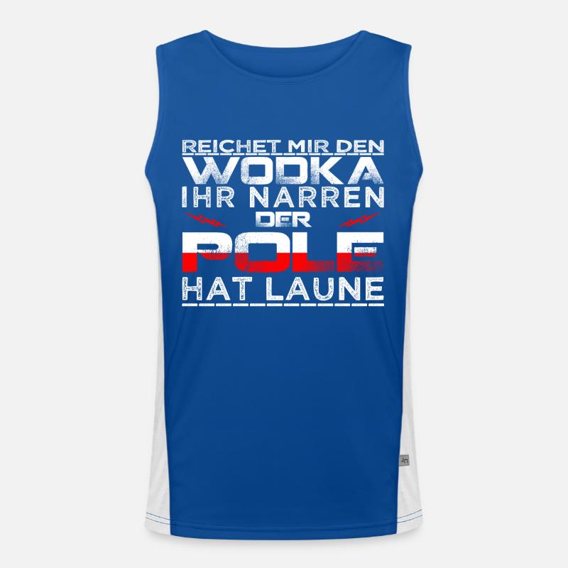 POLE Funktionelles Kontrast-Tank Top für Männer 