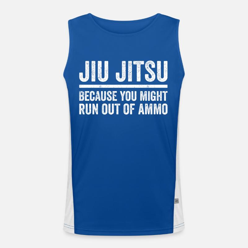 JIU JITSU SHIRT BJJ Kampfsport Geschenk Vintage Funktionelles Kontrast-Tank Top für Männer 