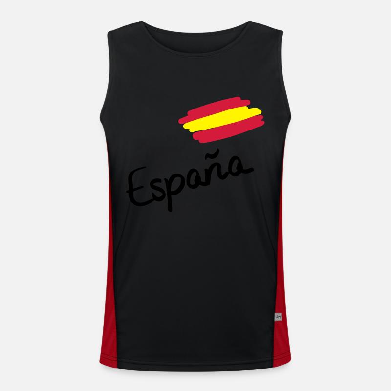 spain__f3 Débardeur respirant contrasté Homme 