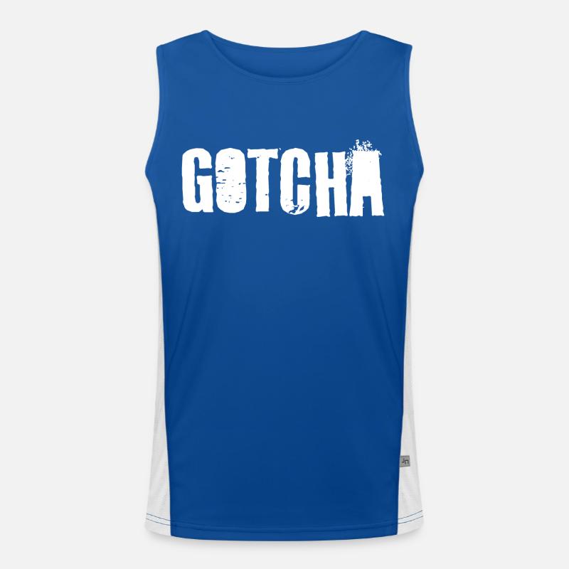 Gotcha Funktionelles Kontrast-Tank Top für Männer 
