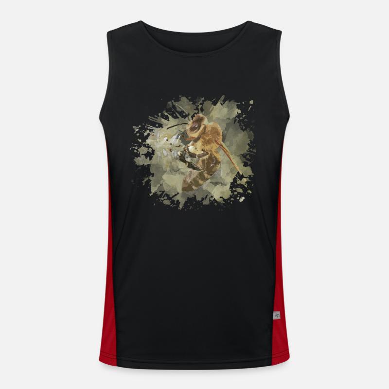 bee Men's Functional Contrast Tank Top 