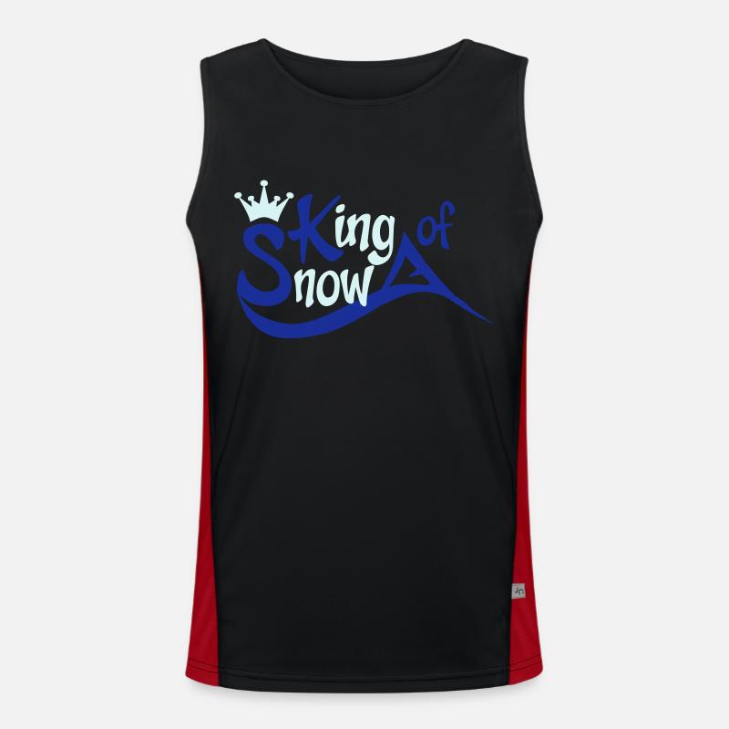 snowboarding Funktionelles Kontrast-Tank Top für Männer 