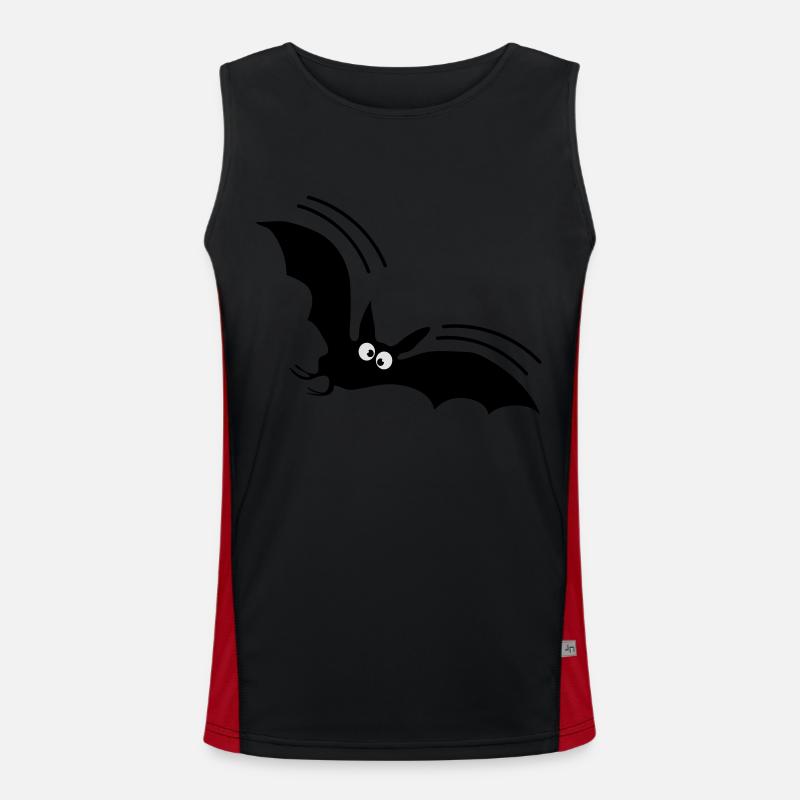 fledermaus Funktionelles Kontrast-Tank Top für Männer 