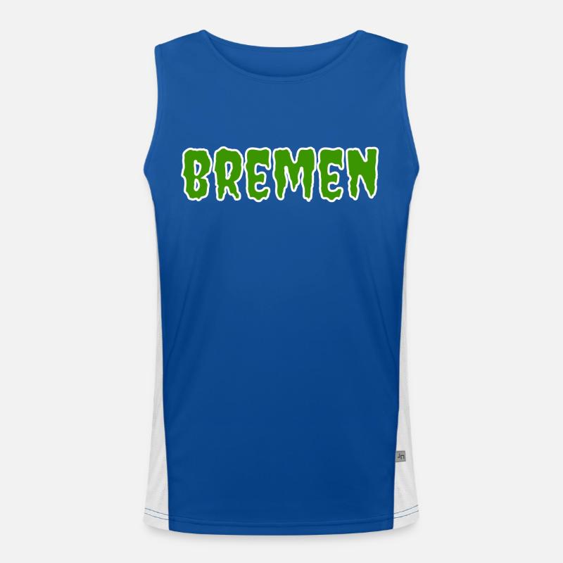 Horror Bremen Funktionelles Kontrast-Tank Top für Männer 