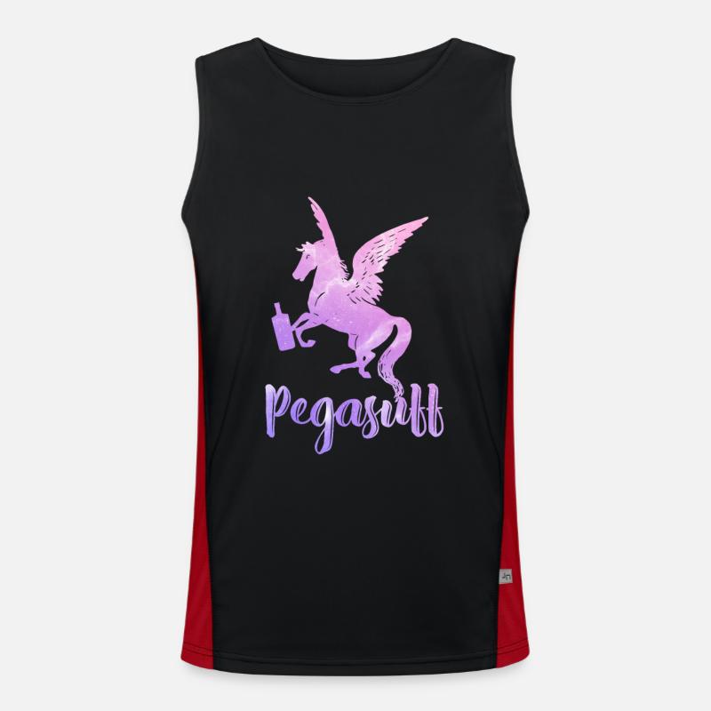 Pegasuff Junggesellinnen Funktionelles Kontrast-Tank Top für Männer 