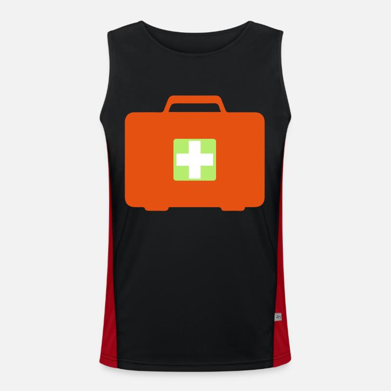 First aid kit Men's Functional Contrast Tank Top 