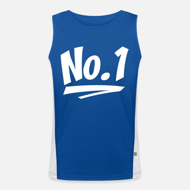 Nummer eins Funktionelles Kontrast-Tank Top für Männer 