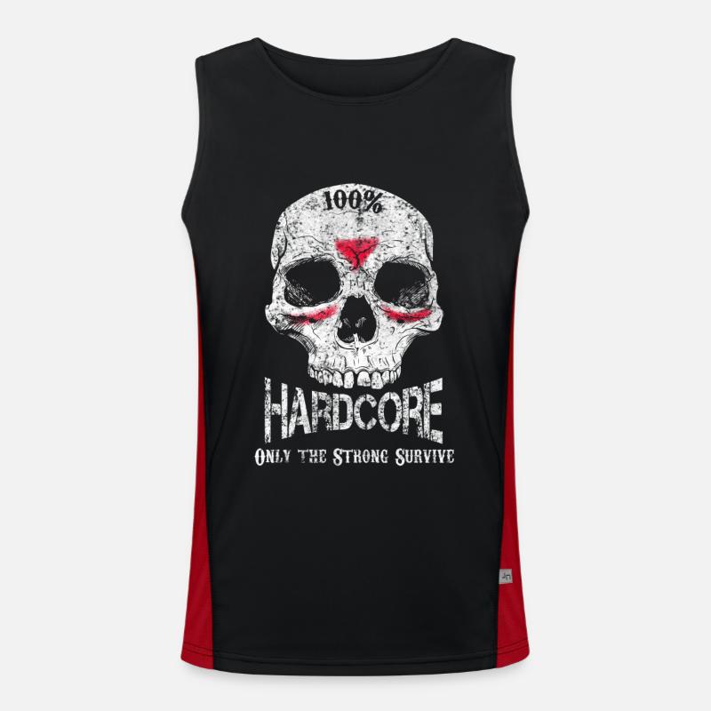 Techno Hakken Terrorcore Uptempo Cadeau Débardeur respirant contrasté Homme 