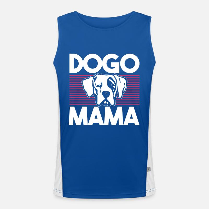 Hunderasse Hund Hunde Welpen Geschenk Funktionelles Kontrast-Tank Top für Männer 