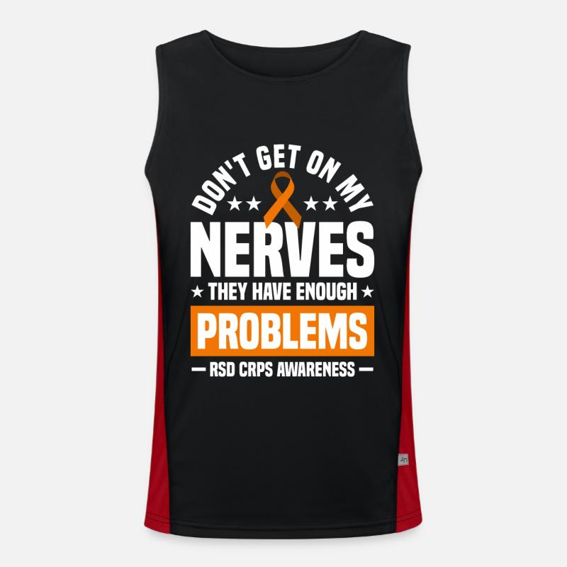 Patient RSD CRPS Gift Men's Functional Contrast Tank Top 