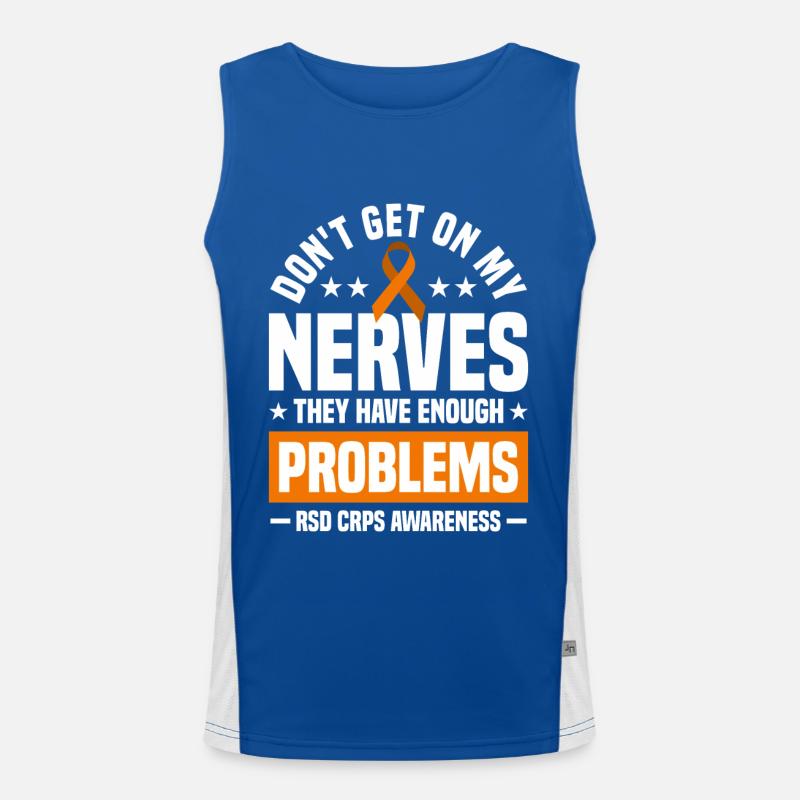 Patient RSD CRPS Geschenk Funktionelles Kontrast-Tank Top für Männer 