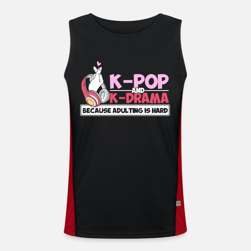 K-Pop K-Pop Marchandise K-Pop Cadeau de fan Débardeur respirant contrasté Homme 