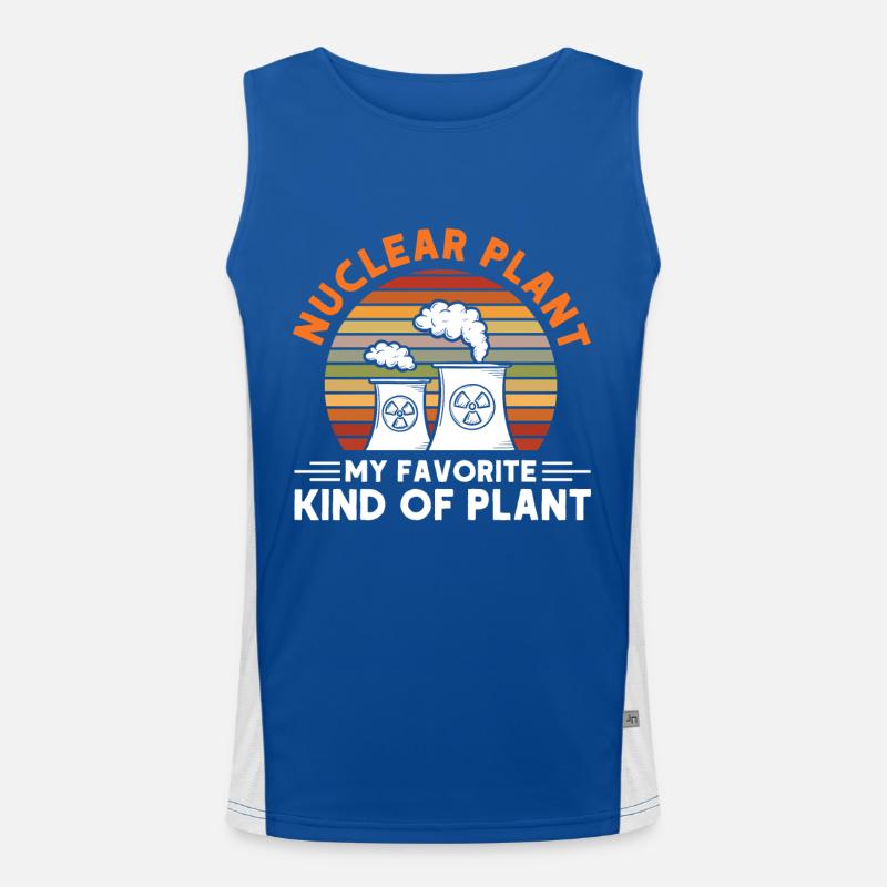 Engineering Degree Nuclear Technology Nuclear Engineer Men's Functional Contrast Tank Top 